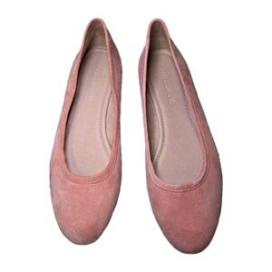 Women's Madewell Sweet Dahlia Suede Slip‎ On Shoe The Reid Ballet Flat Size 5.5